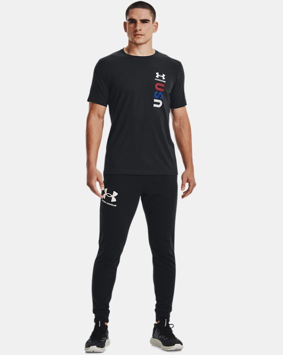 Men's UA Freedom USA T-Shirt, Black, pdpMainDesktop image number 2